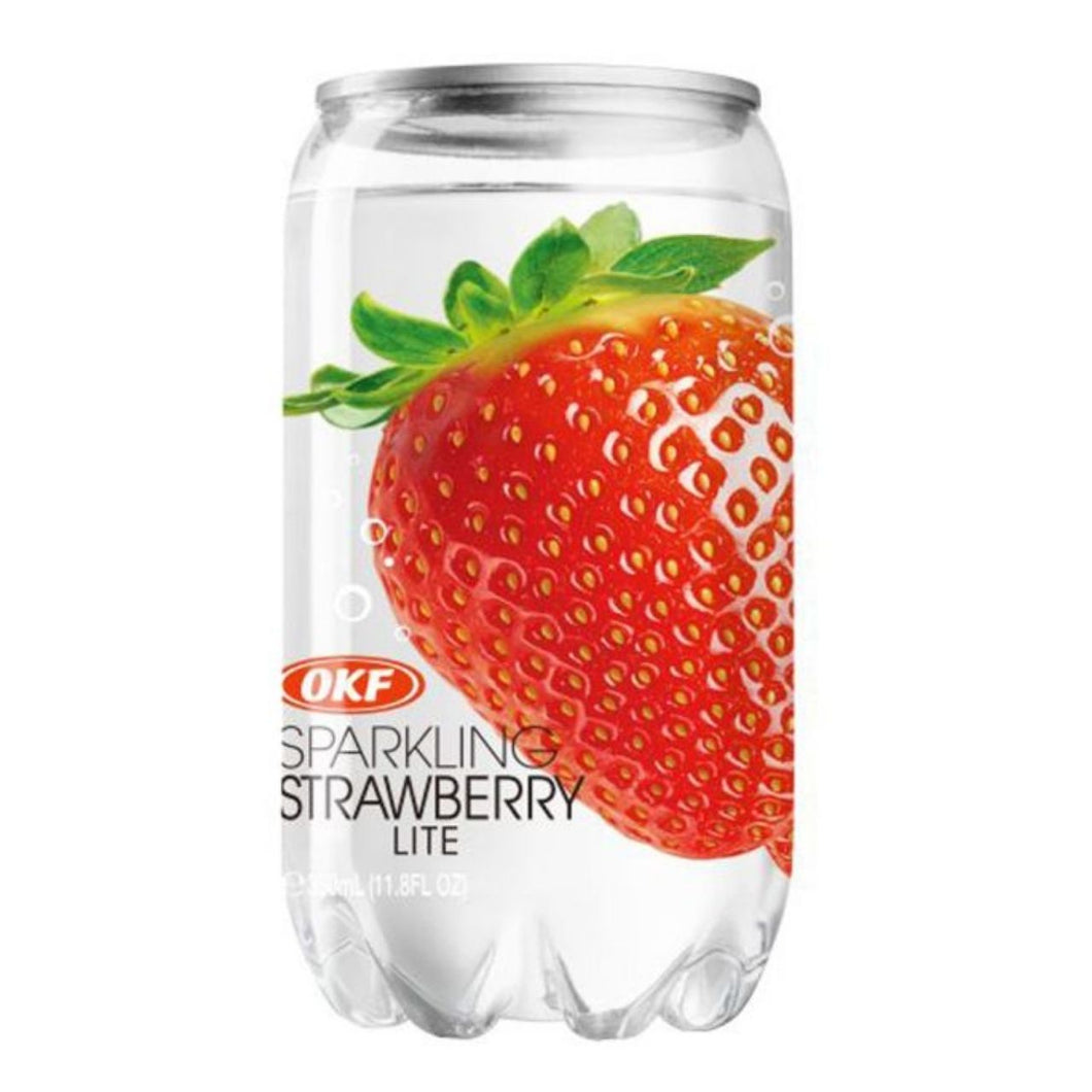 OKF Strawberry Sparkling Drink 350ml