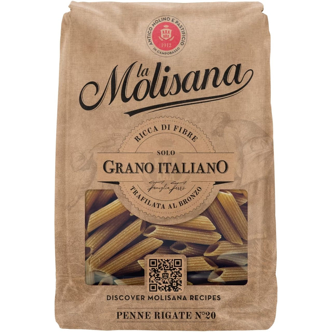 La Molisana Penne Rigate Integrali Pasta 500g