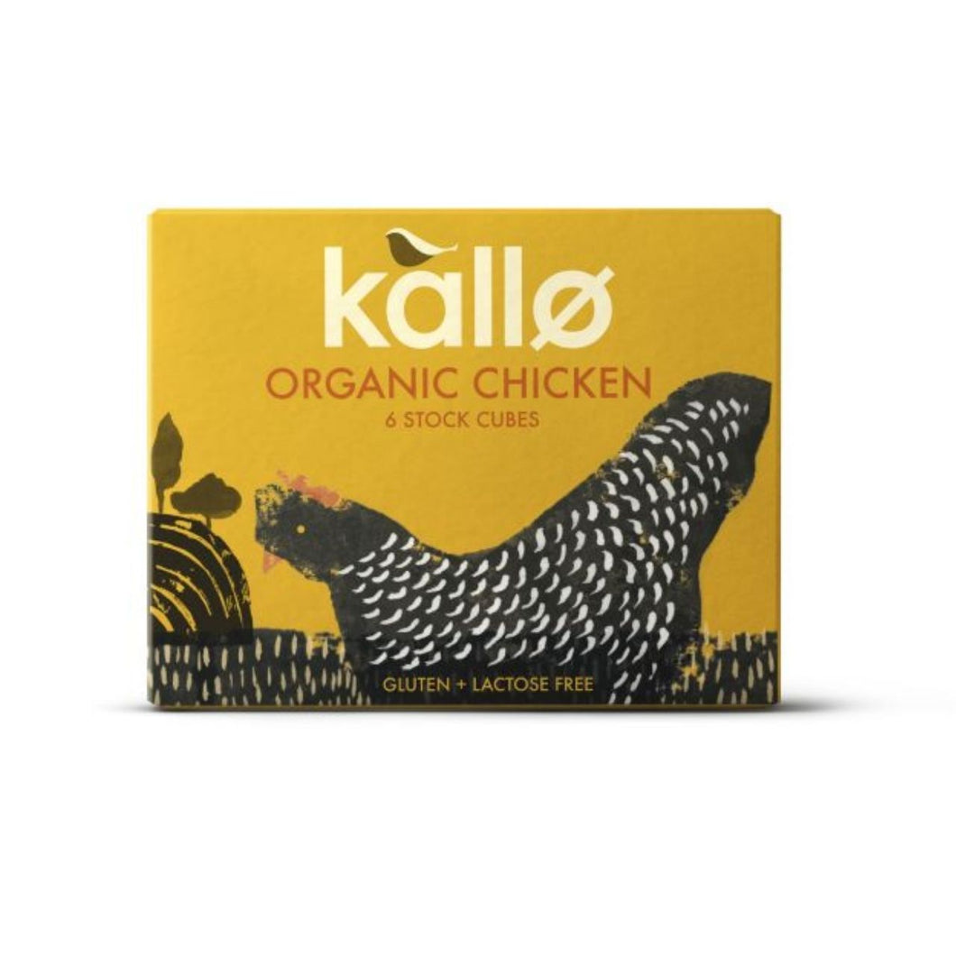 Kallo Organic Chicken Stock Cubes 66g