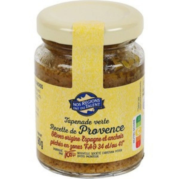 Nos Régions Tapenade Verte de Provence 90g