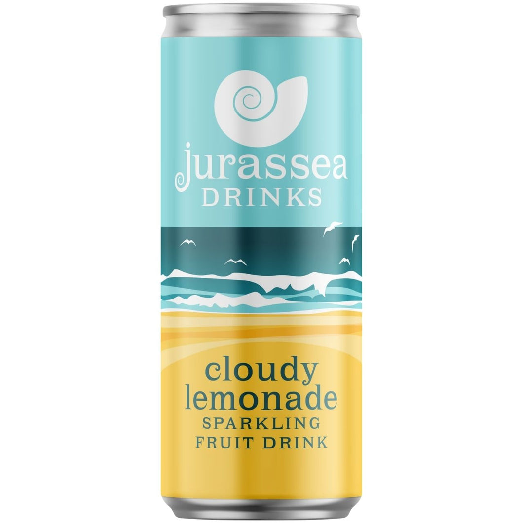 Jurassic Drinks Cloudy Lemonade Sparkling Fruit Drink - Can 250ml