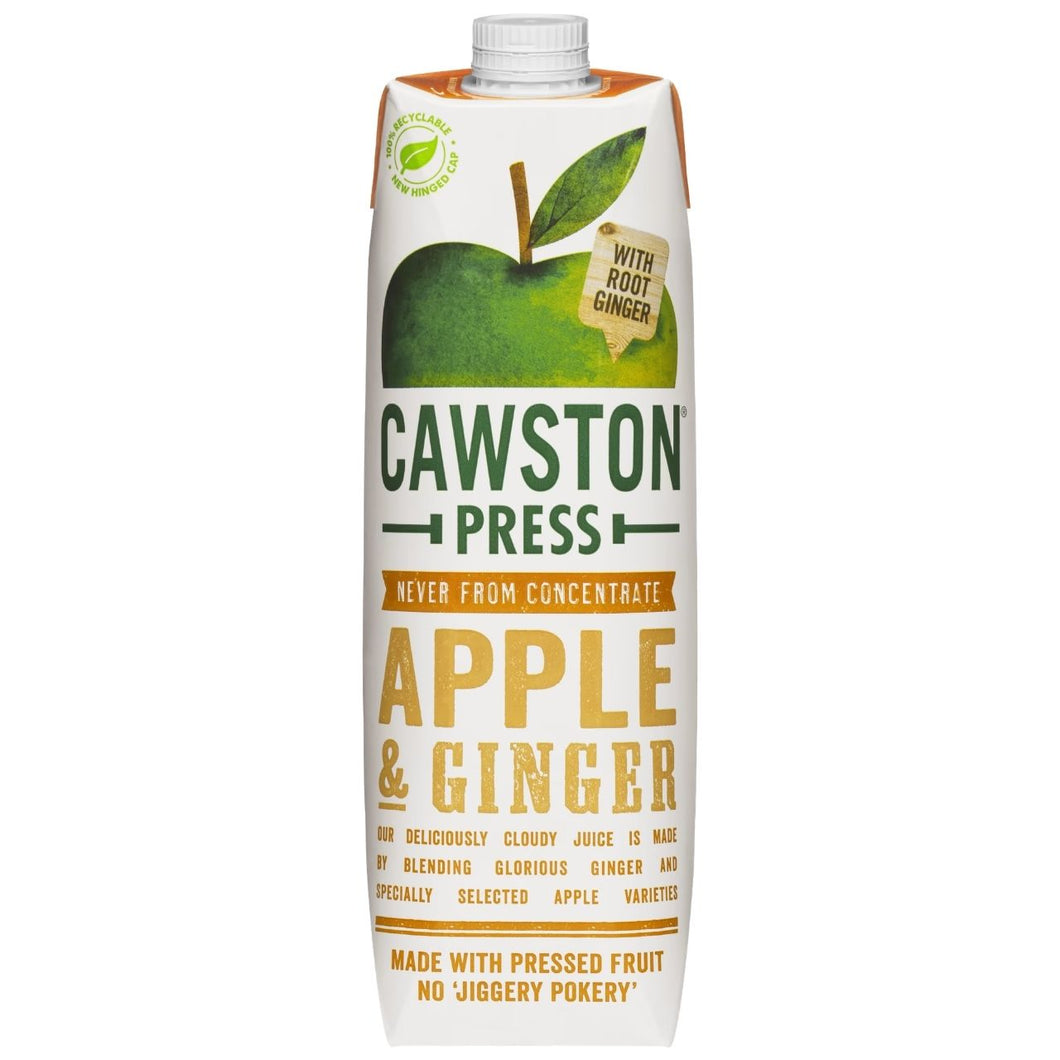 Cawston Press Apple & Ginger Juice 1 ltr