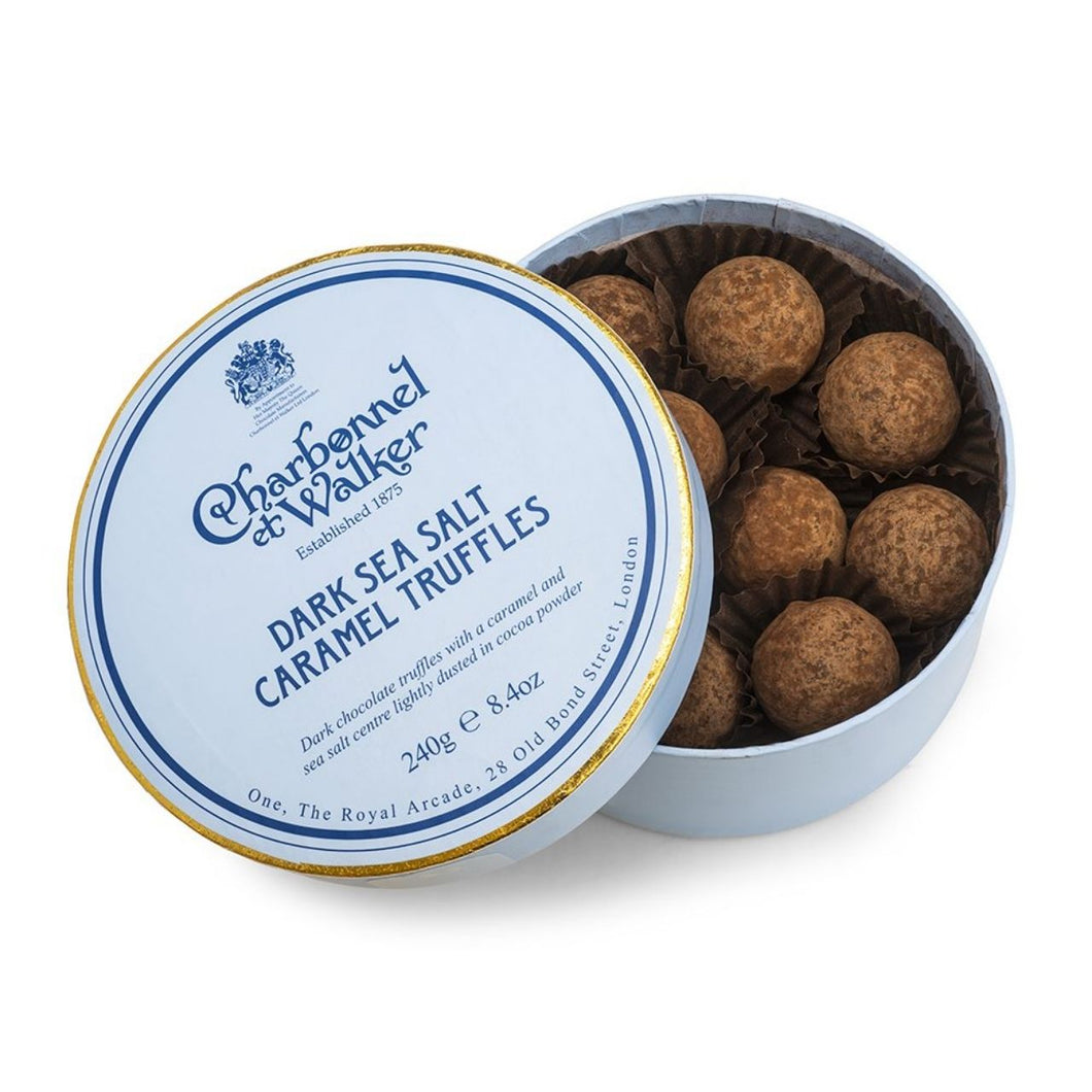 Charbonnel et Walker Dark Sea Salt Caramel Chocolate Truffles – 240g