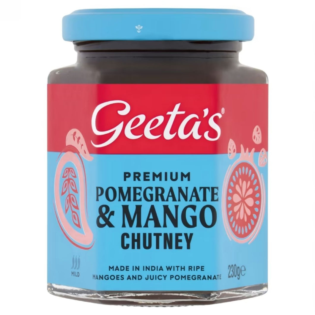 Geeta's Premium Pomegranate & Mango Chutney 230g
