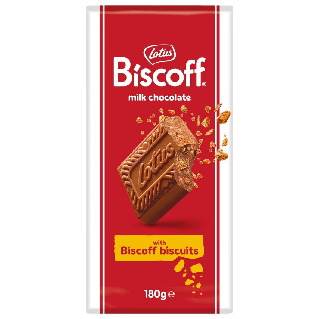 Lotus Milk Chocolate with Biscoff Biscuits 180g