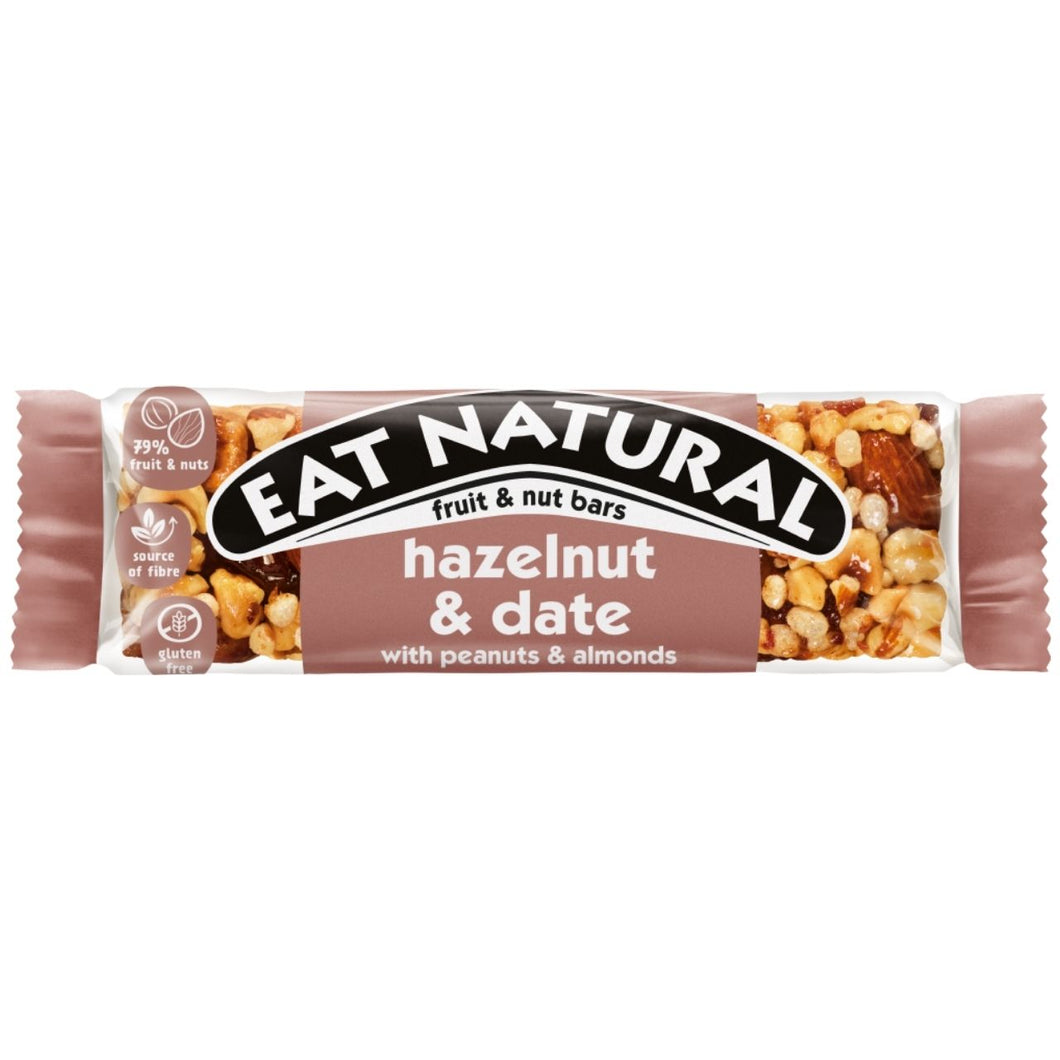 Eat Natural Hazelnut & Date Bar with Peanuts & Almonds 40g