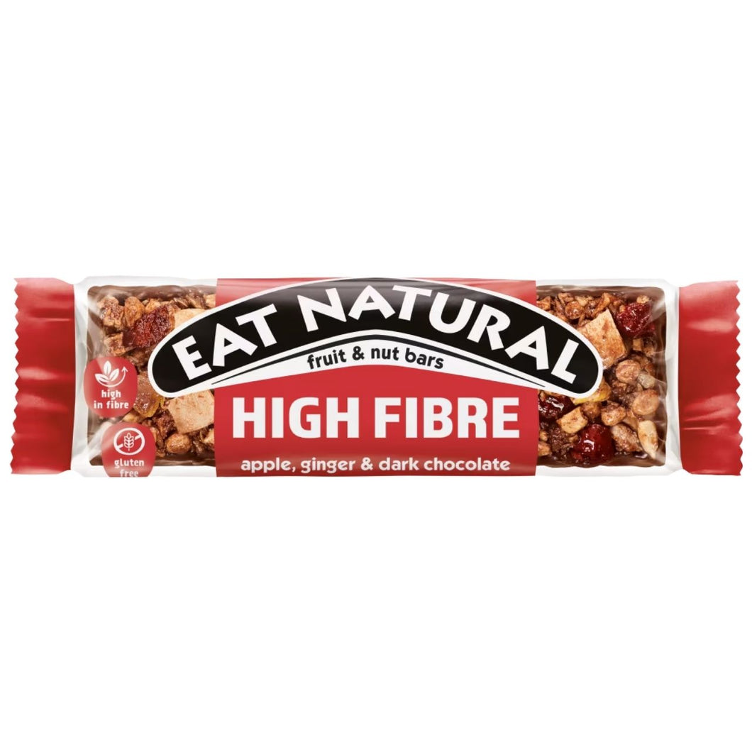 Eat Natural High Fibre - Apple, Ginger & Dark Chocolate Bar 40g