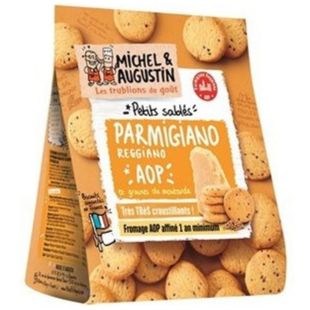 Michel et Augustin Shortbread Parmesan Mustard Appetizers 100g