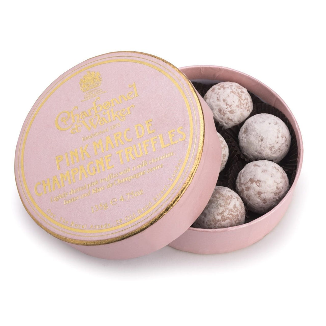 Charbonnel et Walker Pink Marc de Champagne Chocolate Truffles 135g