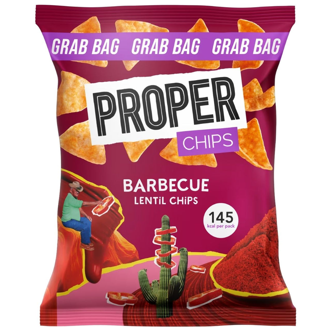 PROPER Barbecue Lentil Chips 31g