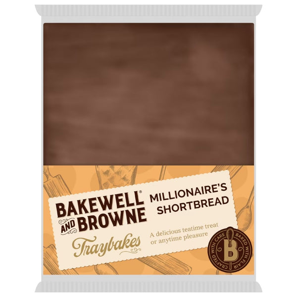 Bakewell And Browne Traybakes - Millionaire's Shortbread 340g