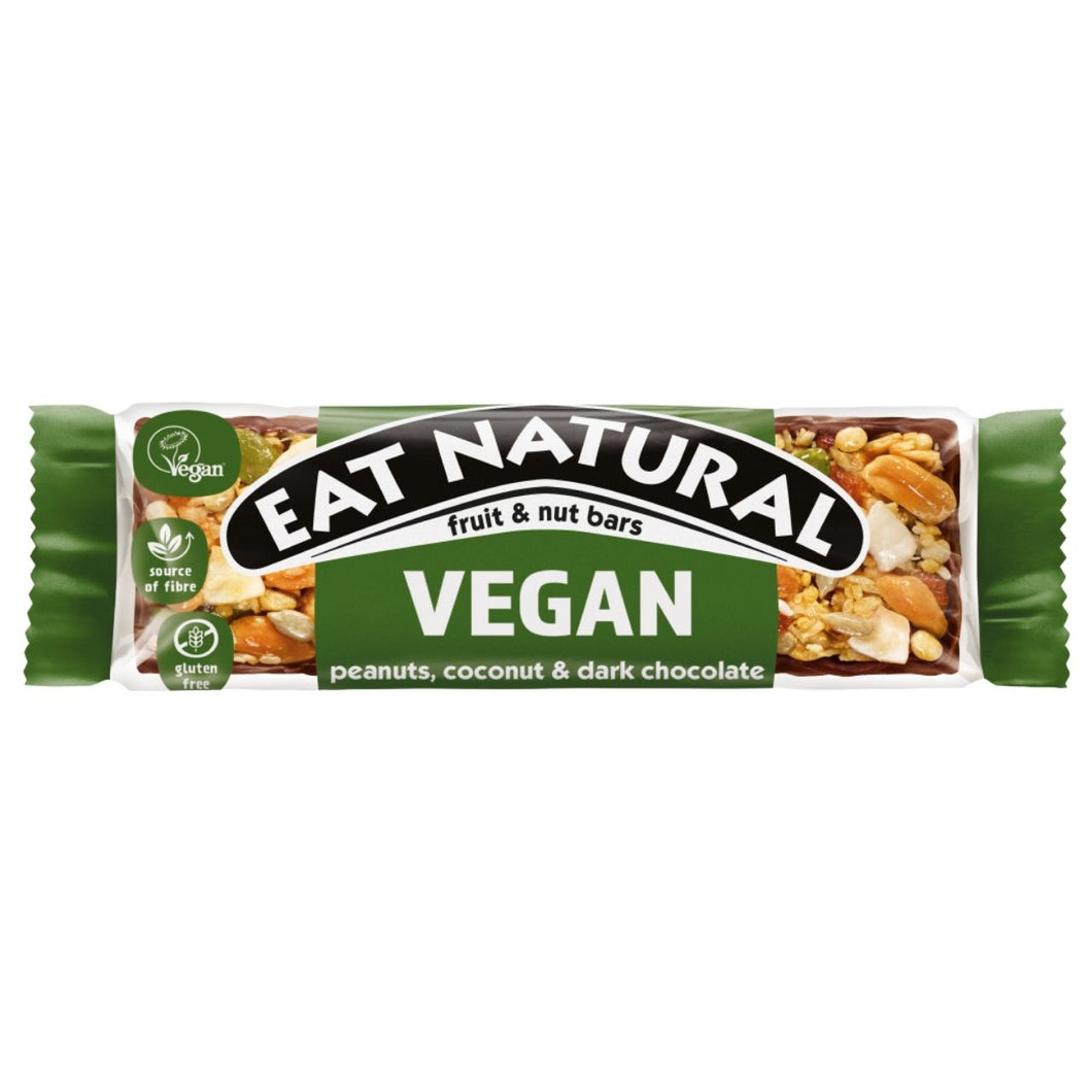 Eat Natural Vegan - Peanuts, Coconut & Dark Chocolate Bar 40g