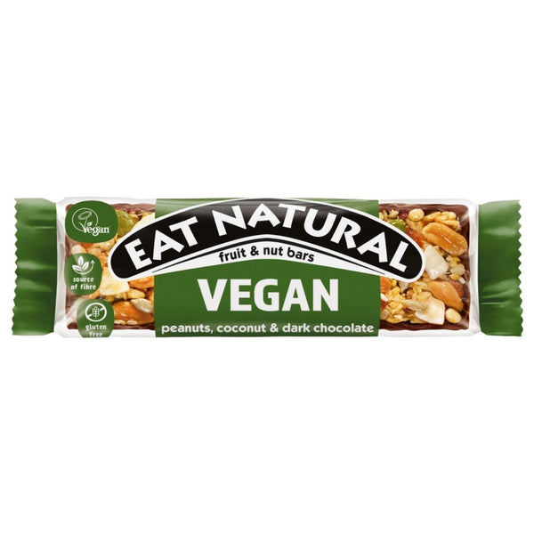 Eat Natural Vegan - Peanuts, Coconut & Dark Chocolate Bar 40g
