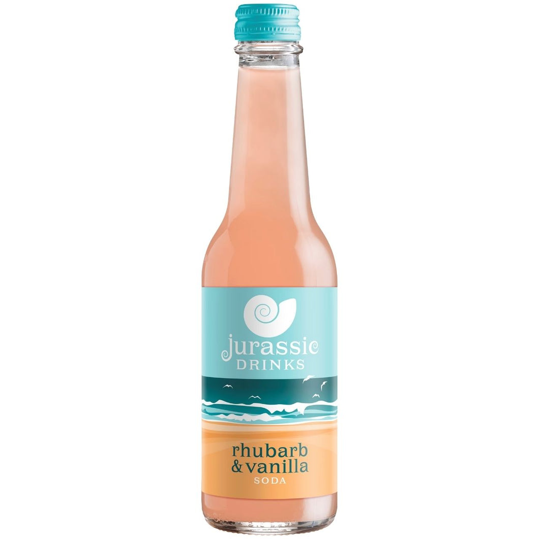 Jurassic Drinks Rhubarb & Vanilla Soda 275ml