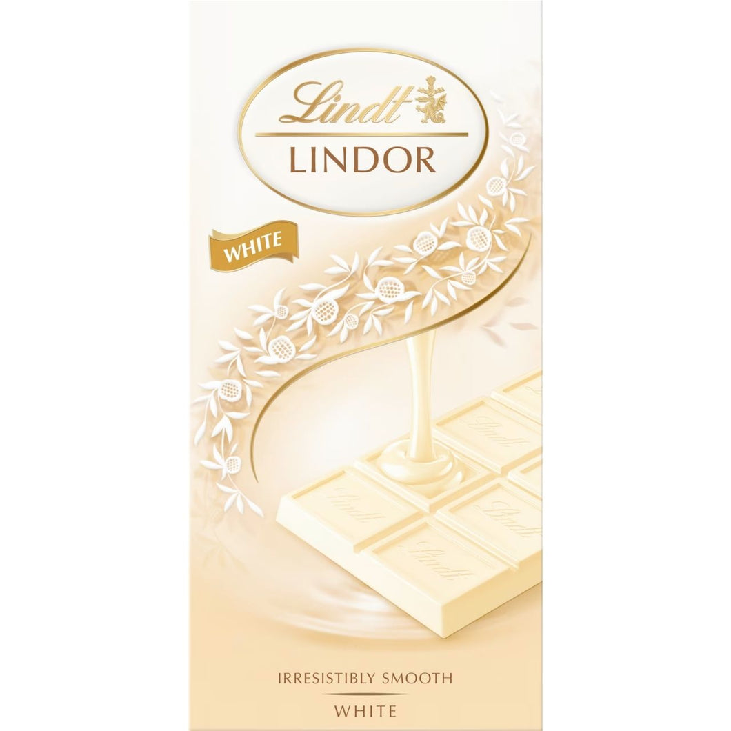 Lindt Lindor Bar White 100g