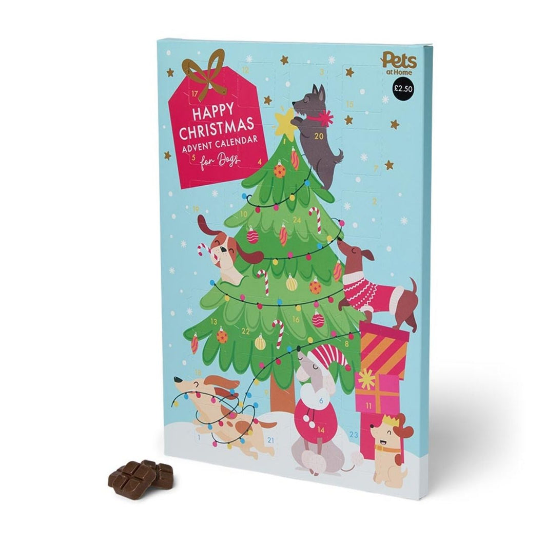 Pets at Home Christmas Advent Calendar for Dogs 70g