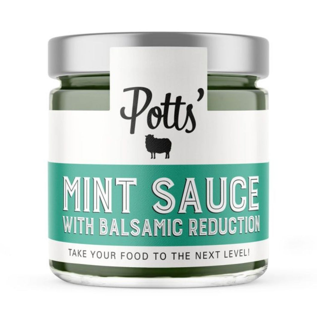 Potts Mint Sauce with Balsamic 195g