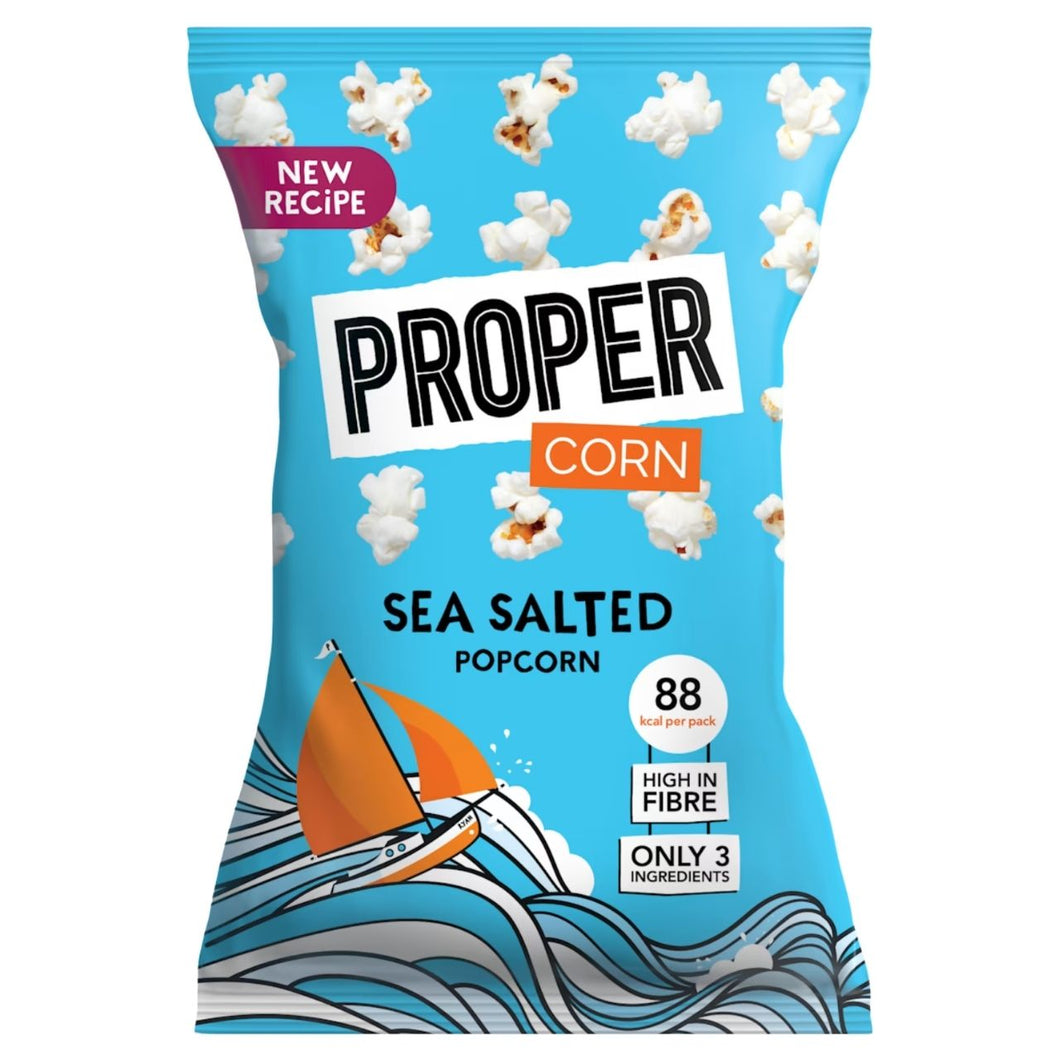 PROPER Lightly Sea Salted Popcorn 20g