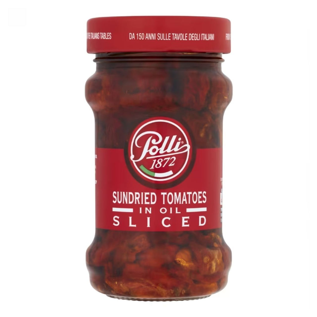 Polli Sliced Sundried Tomatoes in Oil 190g