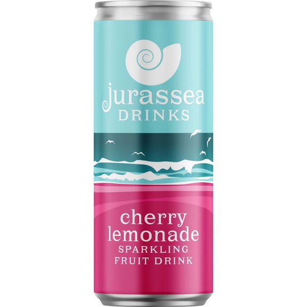 Jurassic Drinks Cherry Lemonade Sparkling Fruit Drink - Can 250ml