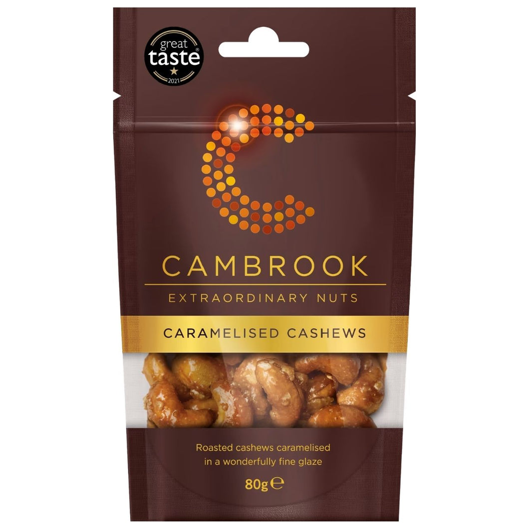 Cambrook Caramelised Cashews  80g