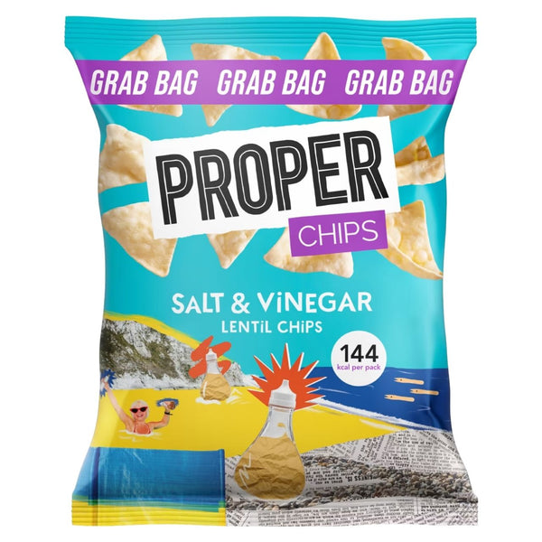 PROPER Salt & Vinegar Lentil Chips 31g