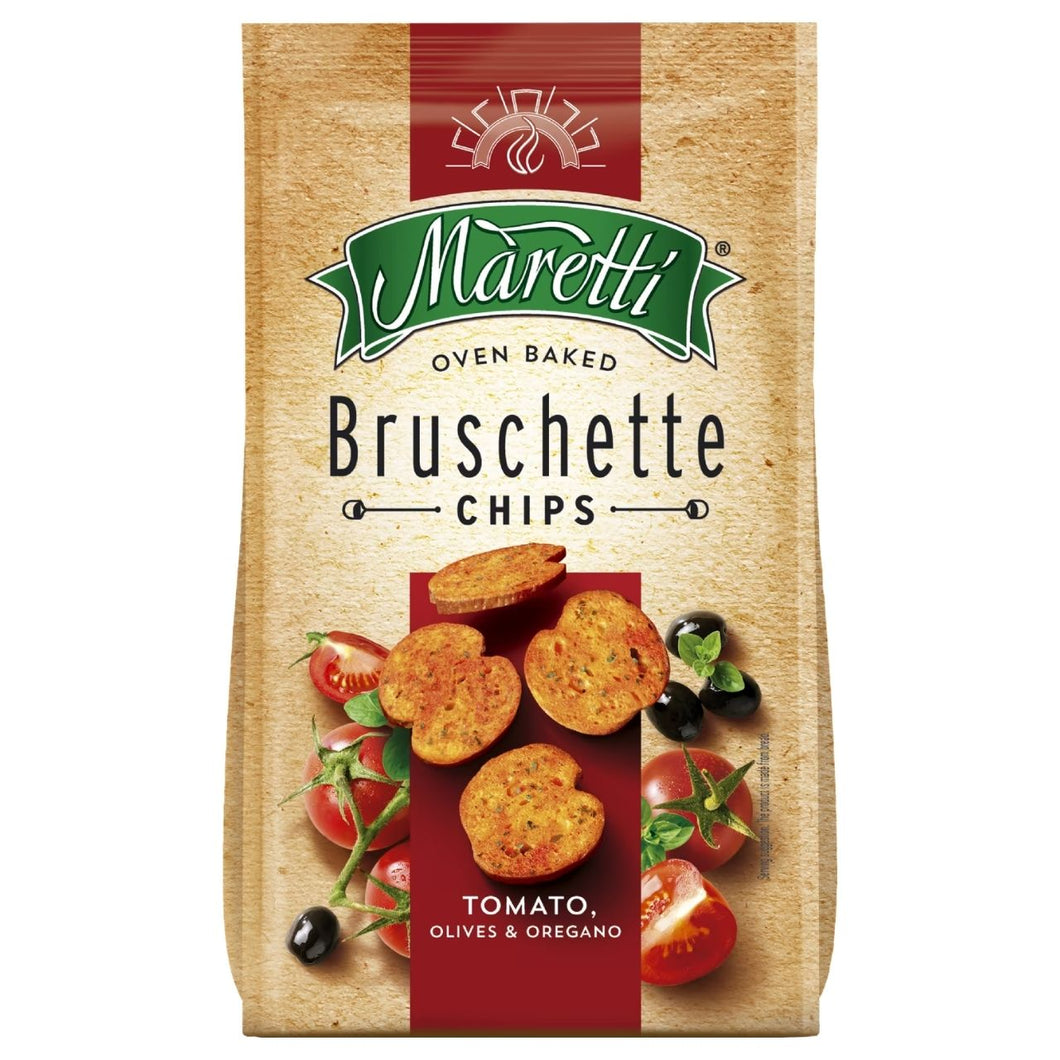 Maretti Bruschette - Tomato, Olives & Oregano 150g