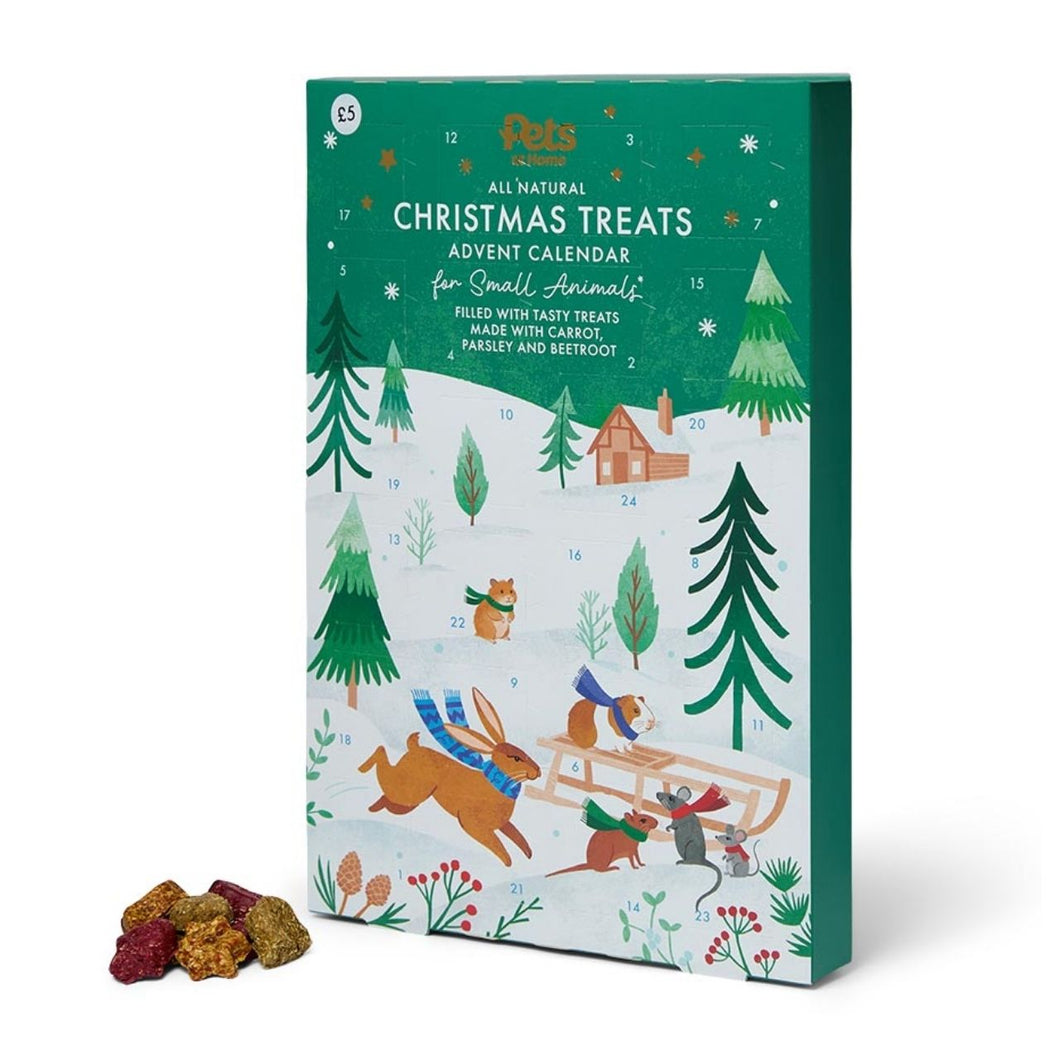 Pets at Home Christmas Advent Calendar Small Animal Treat 110g