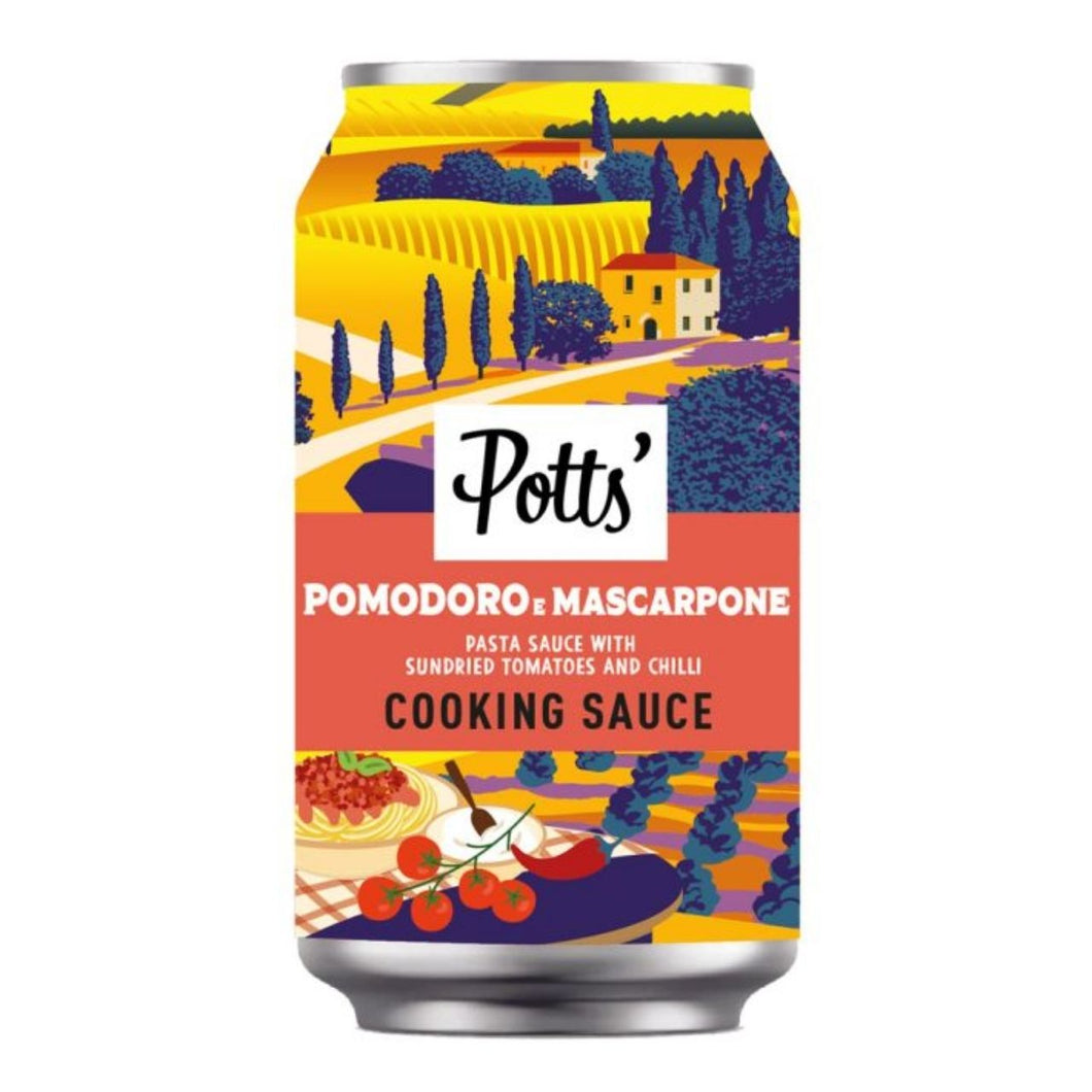 Potts Pomodoro E Mascarpone Cooking Sauce Can 330g