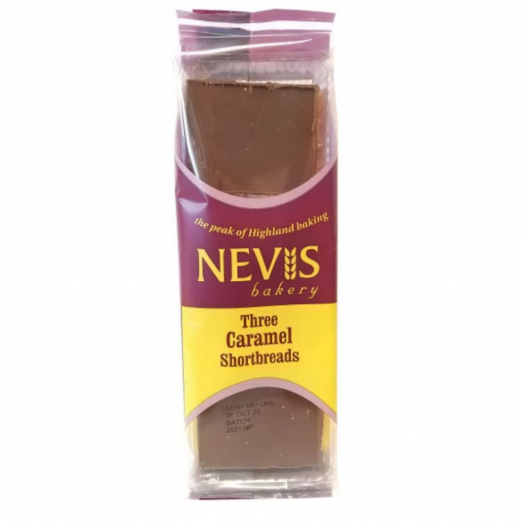 Nevis Bakery Three Caramel Shortbreads 150g