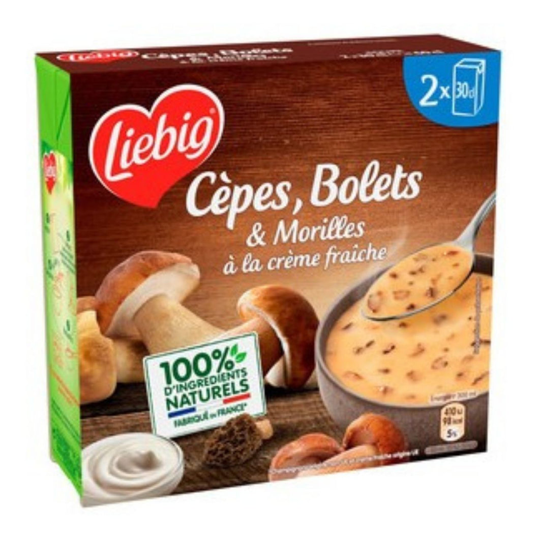 Liebig Smooth Bolets Mushrooms and Crème Fraiche 2x30cl