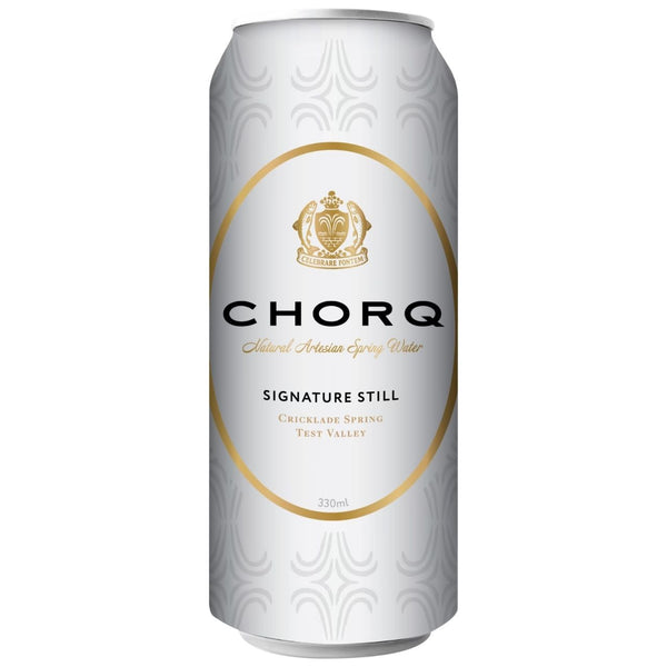 Chorq Natural Artesian Spring Water - Signature Still Can 330ml