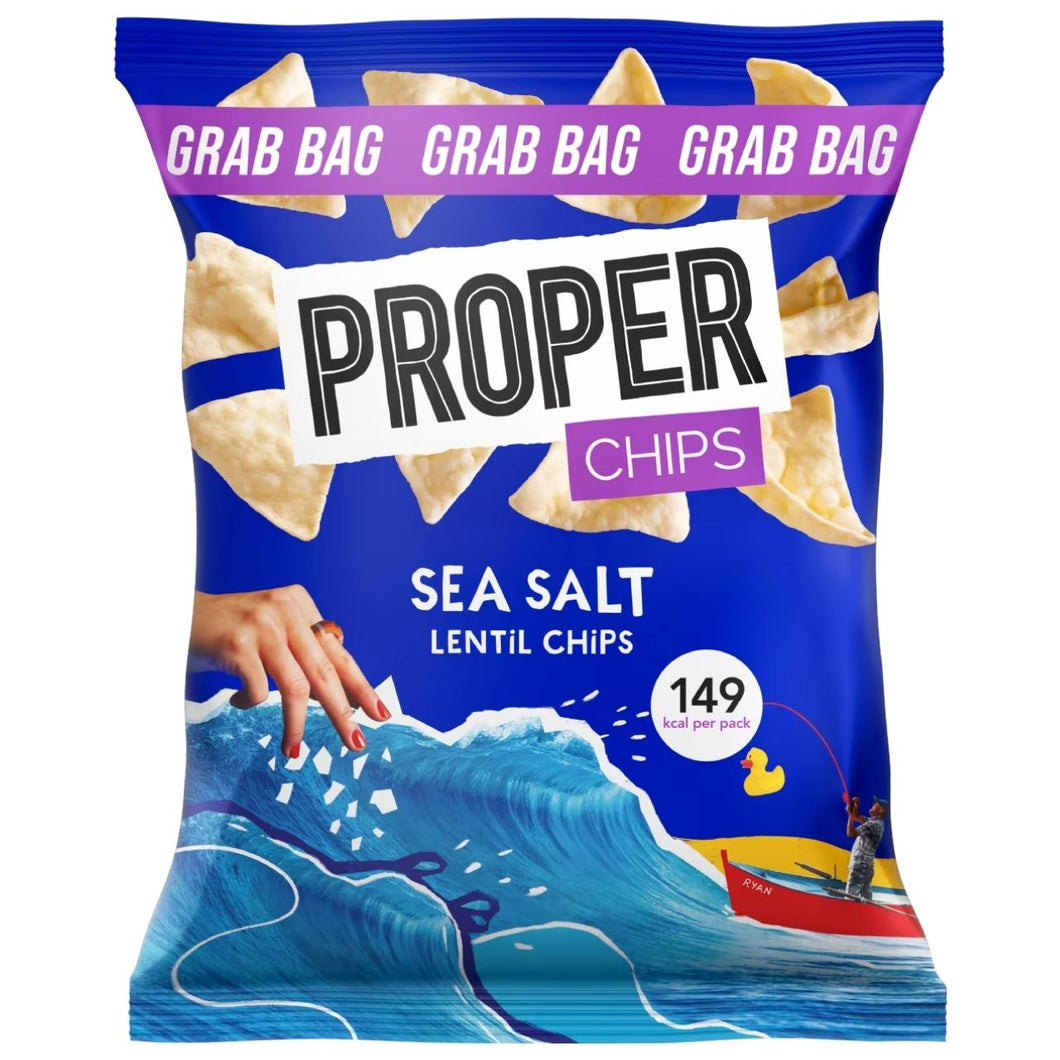 PROPER Sea Salt Lentil Chips 31g