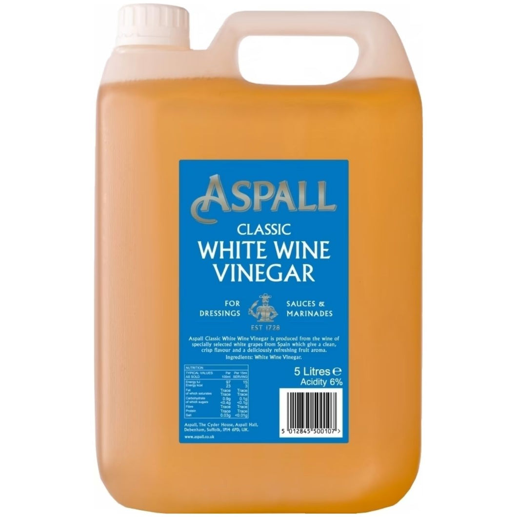 Aspall Classic White Wine Vinegar 5L