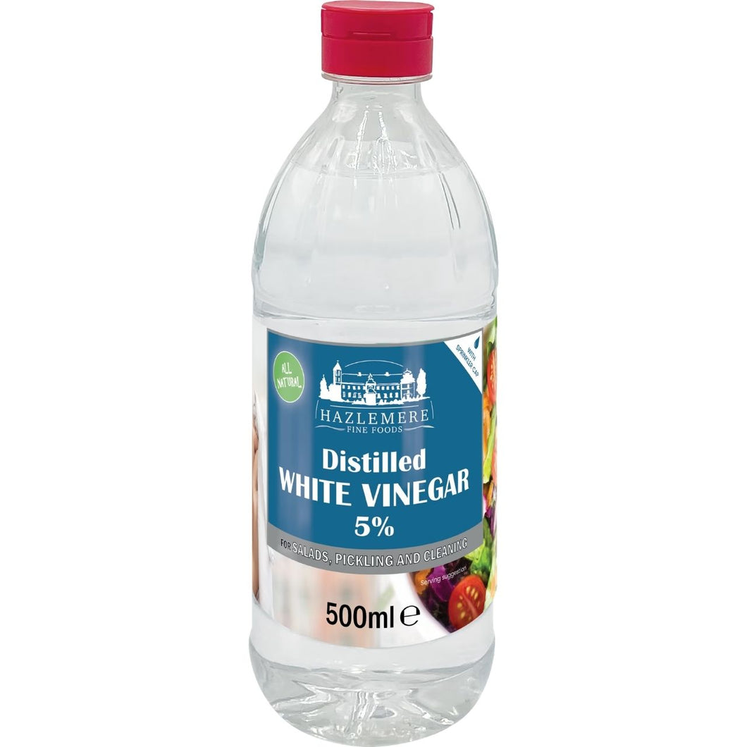 Hazlemere Fine Foods Distilled White Vinegar 5%   500ml