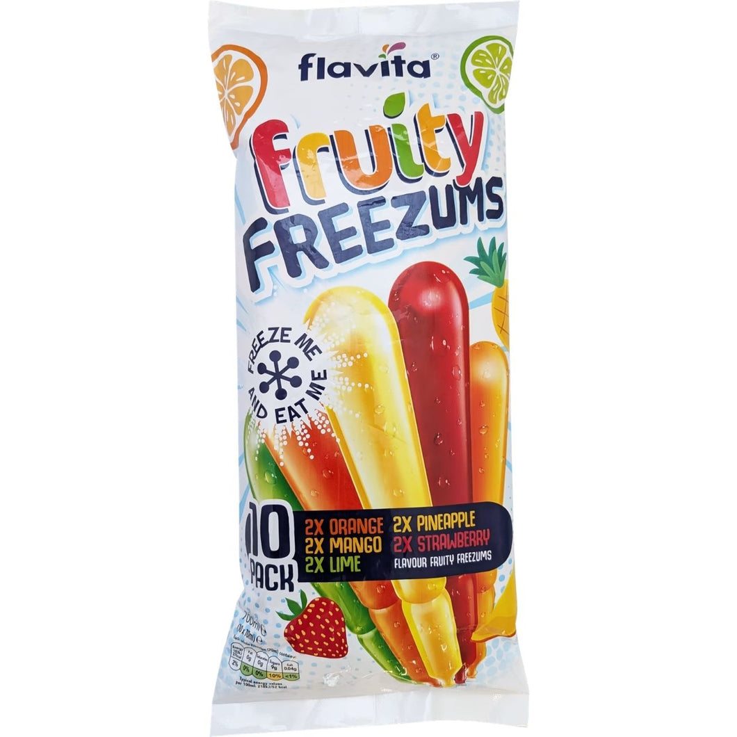 Flavita Fruity Freezums - 10 Pack 700ml