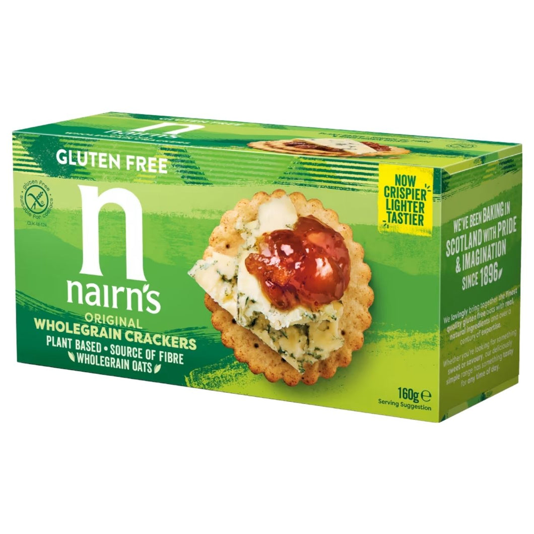Nairn's Gluten Free Original Wholegrain Cracker 160g