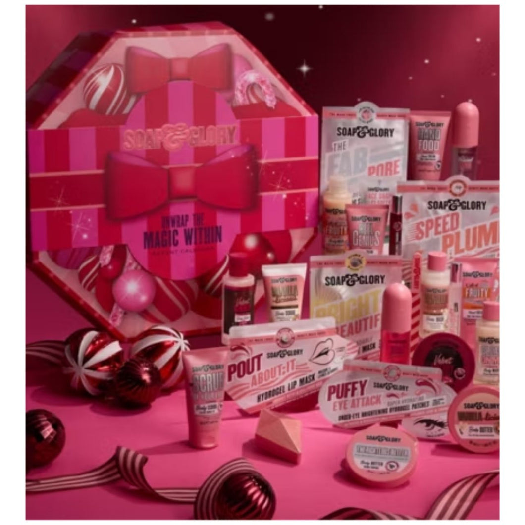 Soap & Glory Unwrap The Magic Within 24 Piece Advent Calendar offer Soap & Glory Unwrap The Magic Within 24 Piece Advent Calendar