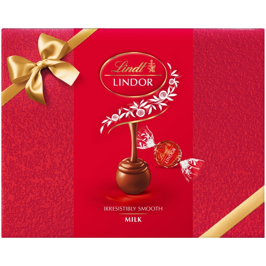 Lindt Lindor Milk Gift Wrap Box 300g
