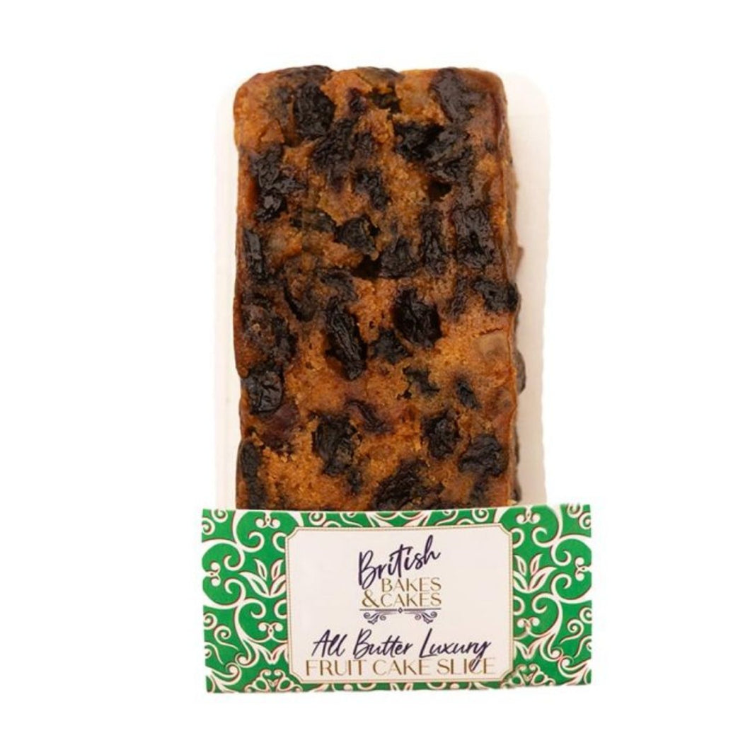 British Bakes & Cakes Luxury Fruit Cake Slice 70g