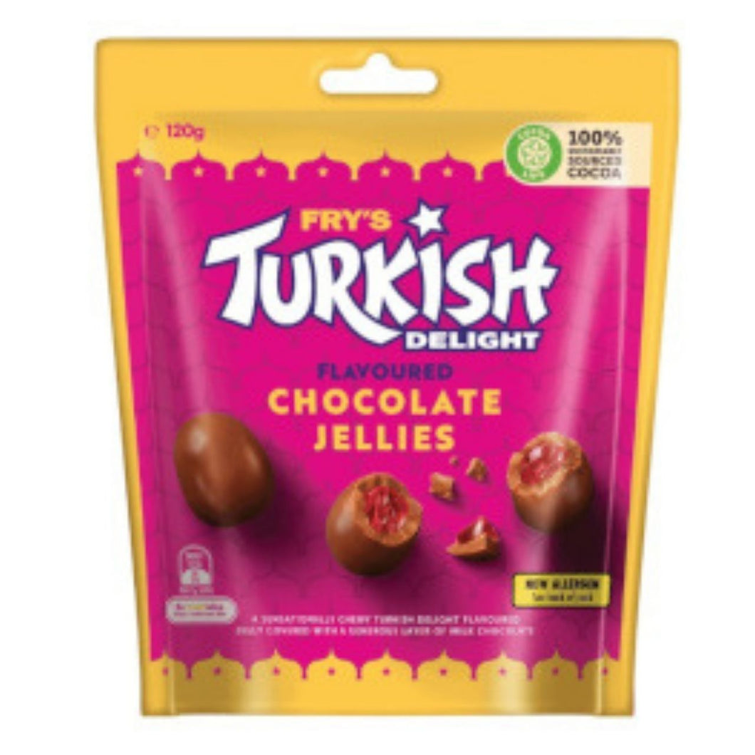 Cadbury Frys Turkish Delight flavoured Chocolate Jellies 140g