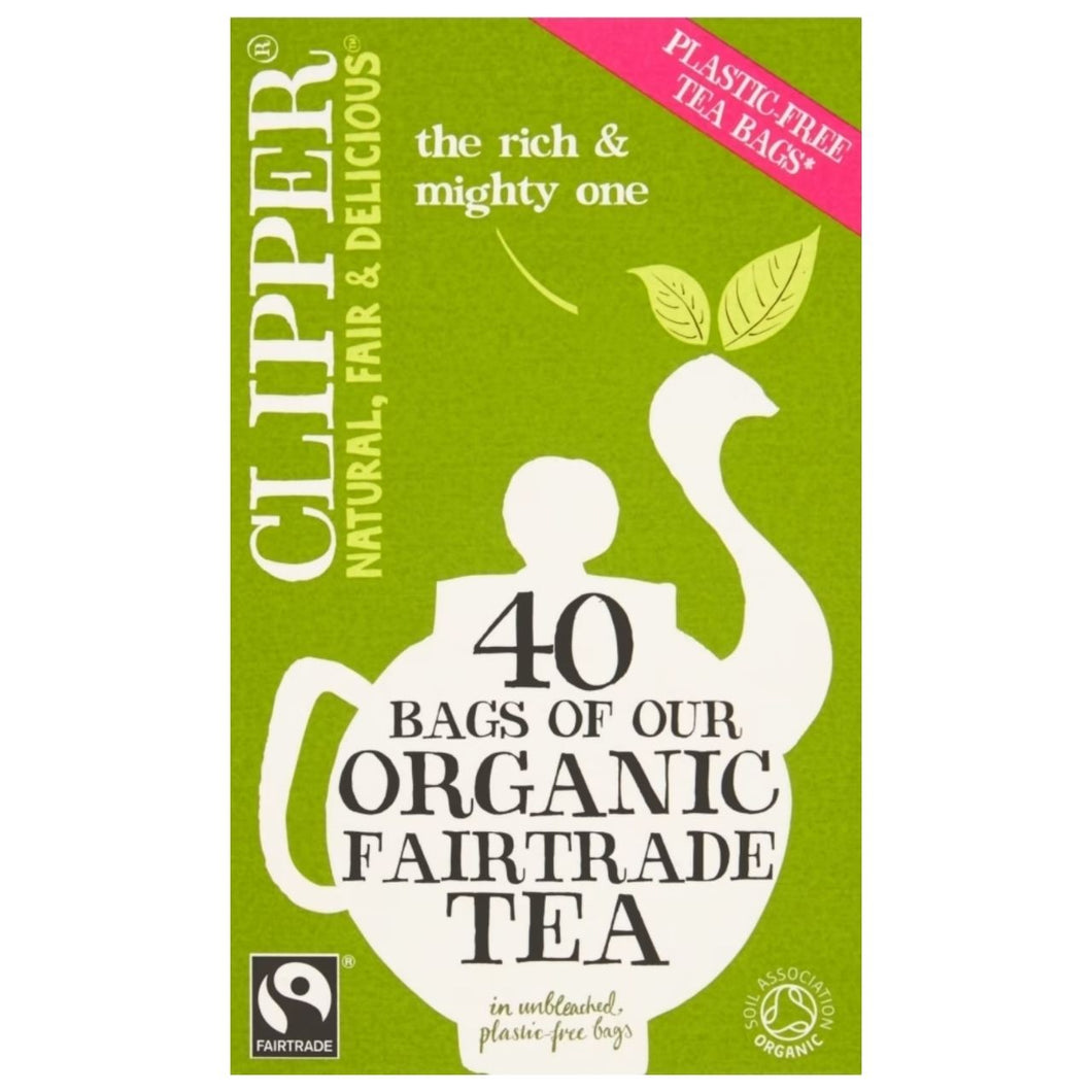 Clipper 40 Organic Fairtrade Teabags 116g