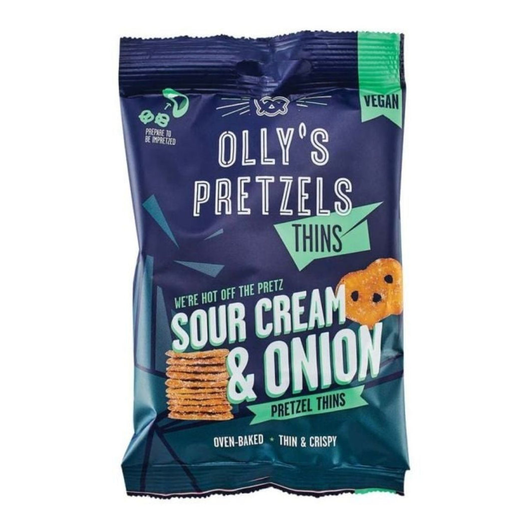 Olly's Vegan Sour Cream & Chives Pretzel Thins 35g