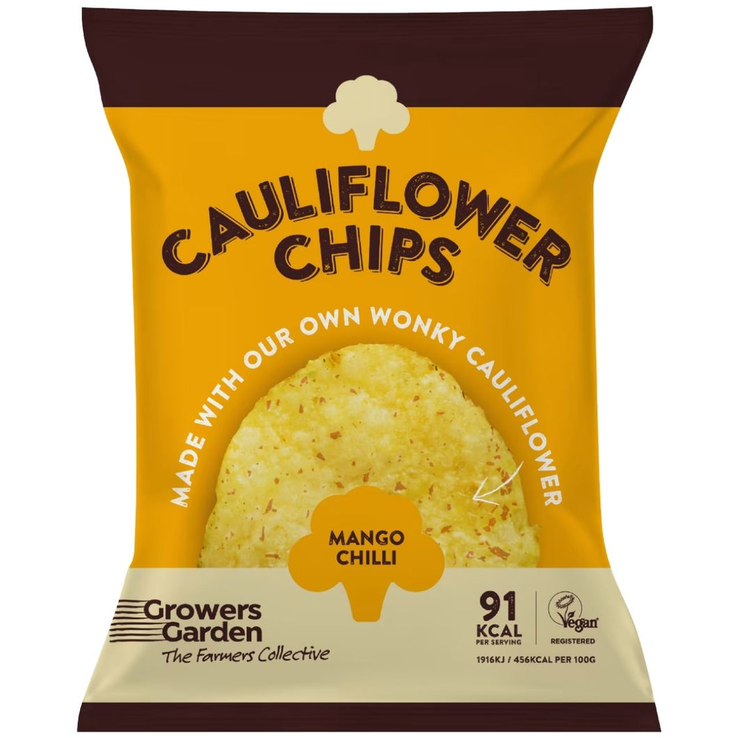 Growers Garden Cauliflower Chips - Mango Chilli 84g