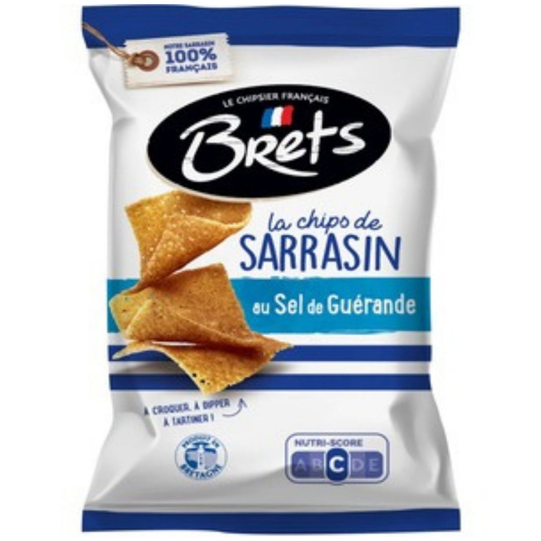 Brets Buckwheat Chips with Guerande Salt 120g