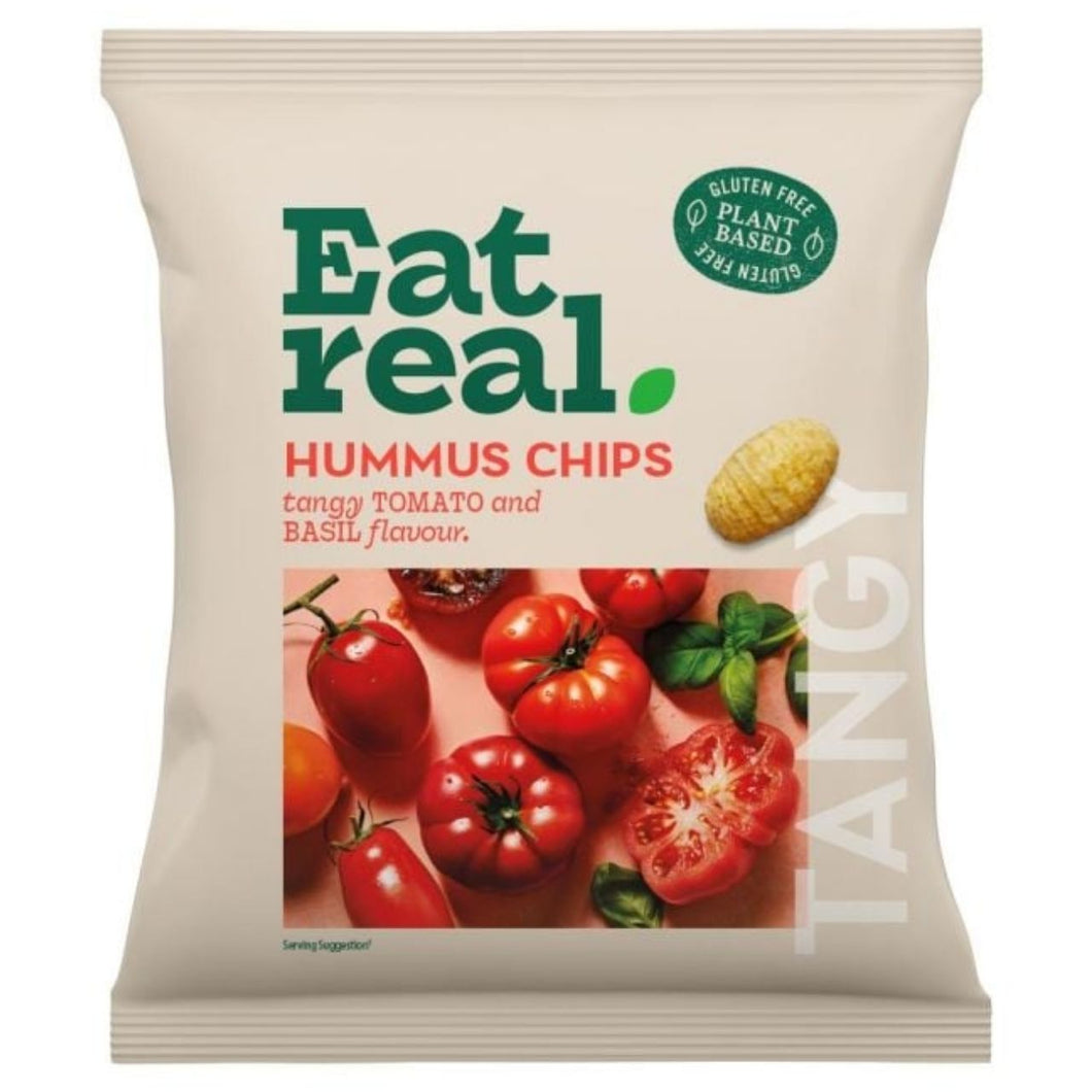 Eat Real Tomato & Basil Hummus Chips 45g