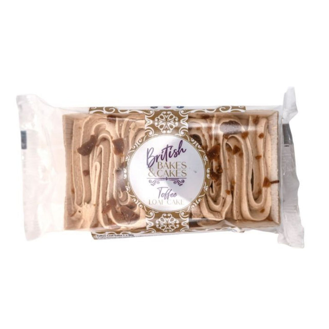 British Bakes & Cakes Toffee Mini Iced Loaf Cake 90g