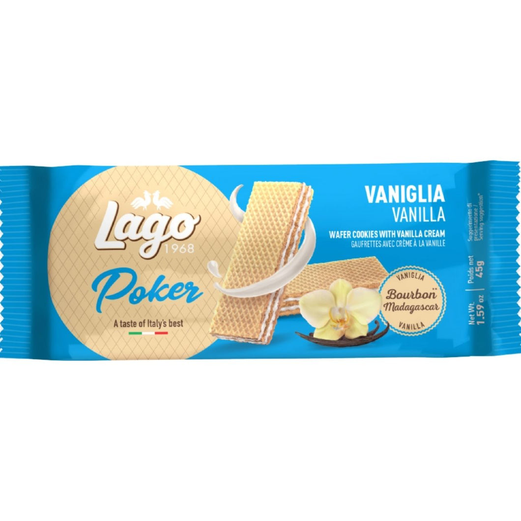 Lago Poker Wafers - Vanilla 45g