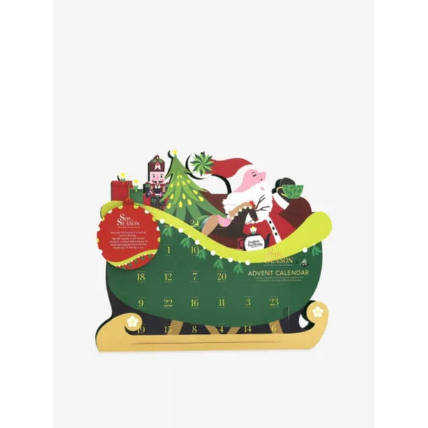 English Tea Shop STS Org. Sleigh Ride Advent Calendar 24 Pyramid Tea Bags 48g