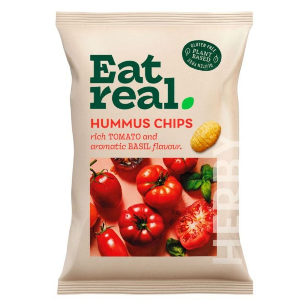Eat Real Tomato & Basil Hummus Chips 22g
